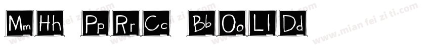 MH PRC bold字体转换